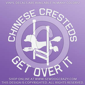 Agility Chinese Crested Decal