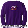 Embroidered Chinese Crested Lure Coursing Sweatshirt