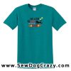 Embroidered Chinese Crested Lure Coursing TShirt