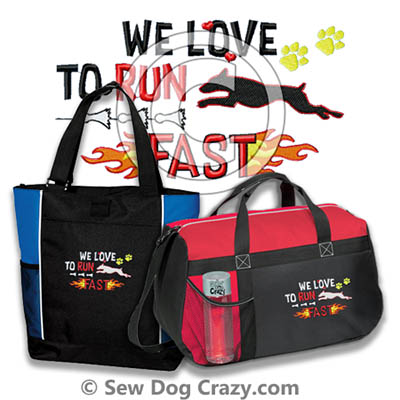 Run Fast Rat Terrier Bags