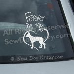 Forever In My Heart Beauceron Sticker