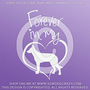 Forever In My Heart Beauceron Decal