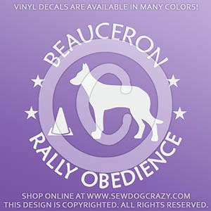 Beauceron Rally Decals