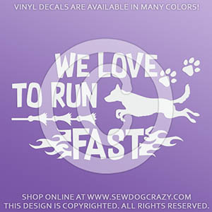 Beauceron Fast Cat Decal