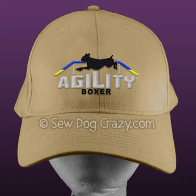 Embroidered Boxer Agility Hat