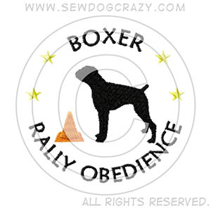 Rally Obedience Boxer Gifts