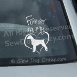 Forever In My Heart Brittany Car Window Sticker