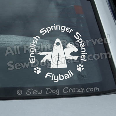 English Springer Spaniel Flyball Decals