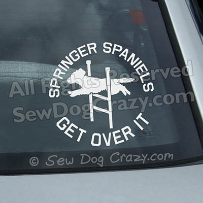 Springer Spaniel Agility Stickers