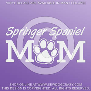 Springer Spaniel Mom Decals