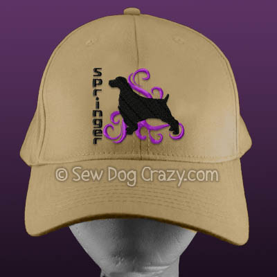 Embroidered English Springer Spaniel Hats