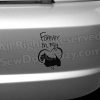 Forever In My Heart Scottish Terrier Decal