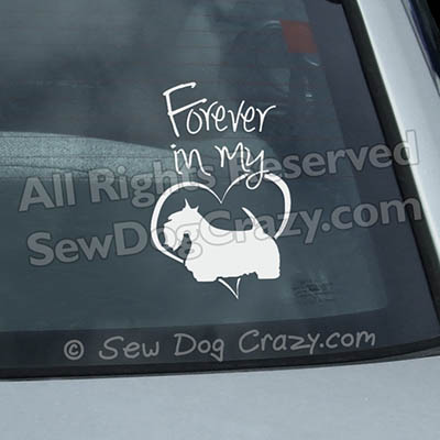 Scottish Terrier Loss Car Sticker