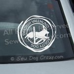 Vallhund Agility Window Stickers