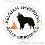 Embroidered Belgian Sheepdog RallyO Shirts