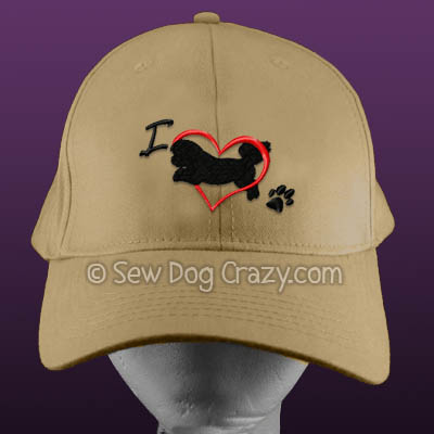 I Love Bichon Dog Sports Hat