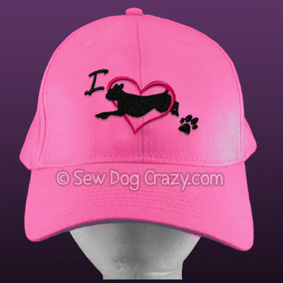 Embroidered Boxer Dog Sports Hat