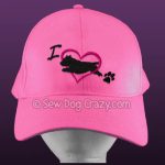 I Love Cairn Terrier Dog Sports Hat