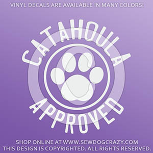 Louisiana Catahoula Leopard Dog Vinyl Stickers