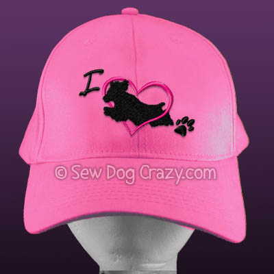 I Love Springer Spaniel Dog Sports Hat