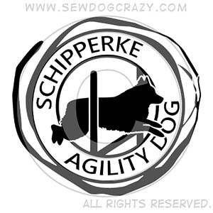 Schipperke Agility Shirts