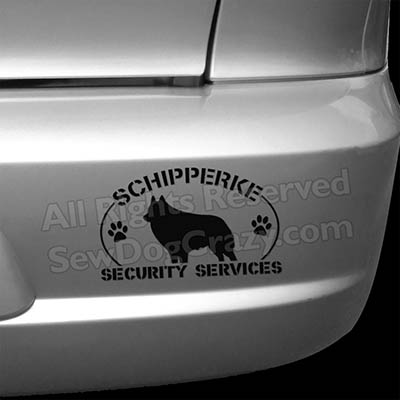 Schipperke Security Bumper Sticker