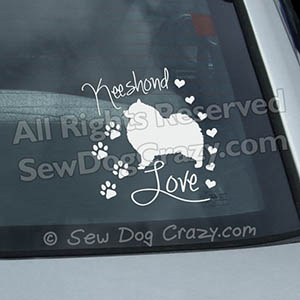 Love Keeshonds Stickers